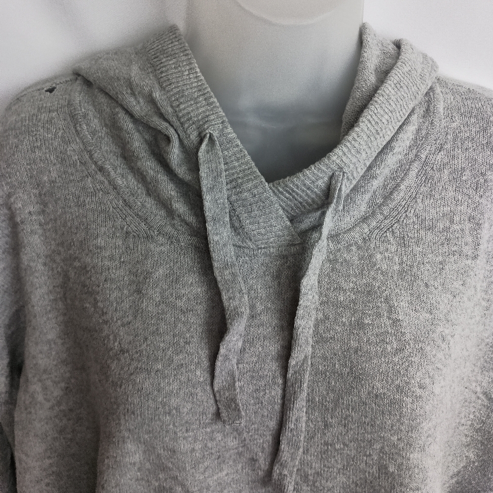 Gap Women's Fall Heather Gray Pullover Hooded Lig… - image 4
